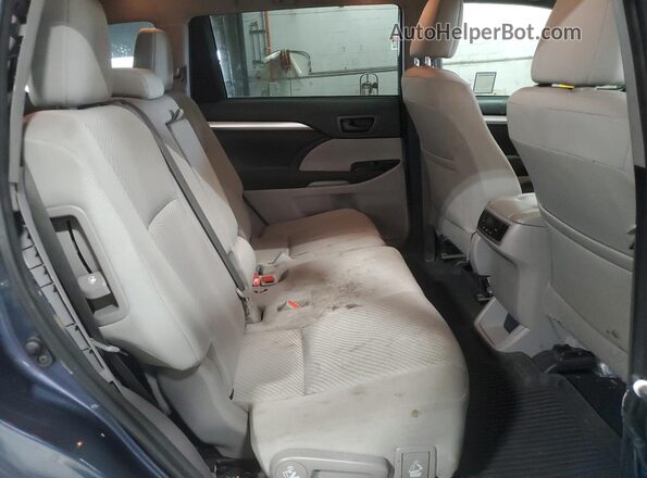 5TDBGRFH8JS048303 2018 TOYOTA HIGHLANDER HYBRID Синий 