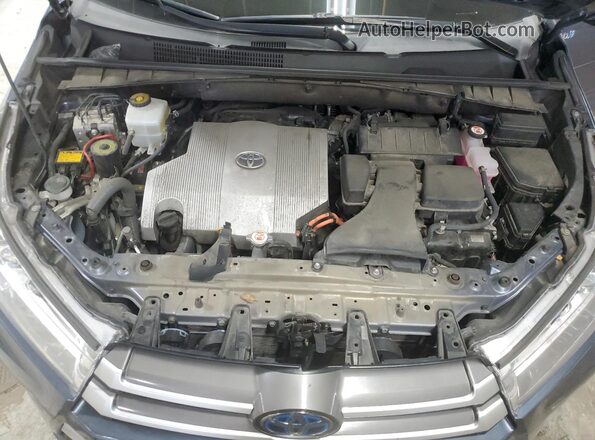 5TDBGRFH8JS048303 2018 TOYOTA HIGHLANDER HYBRID Синий 