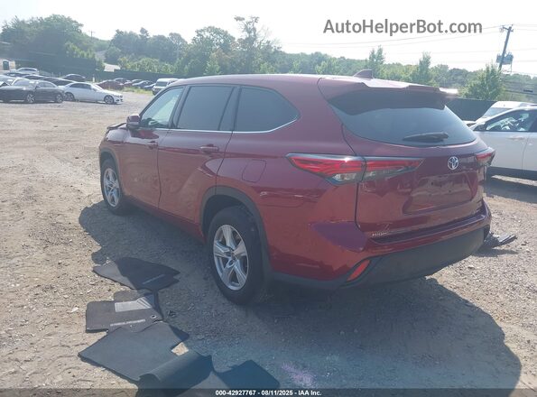 5TDBZRBH2LS048218 2020 TOYOTA LE Red Trasero izquierdo