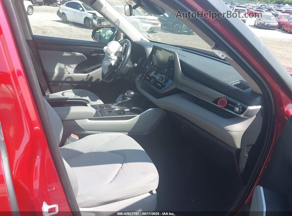 5TDBZRBH2LS048218 2020 TOYOTA LE Red Vista interior delantera