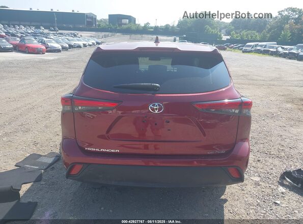 5TDBZRBH2LS048218 2020 TOYOTA LE Red 