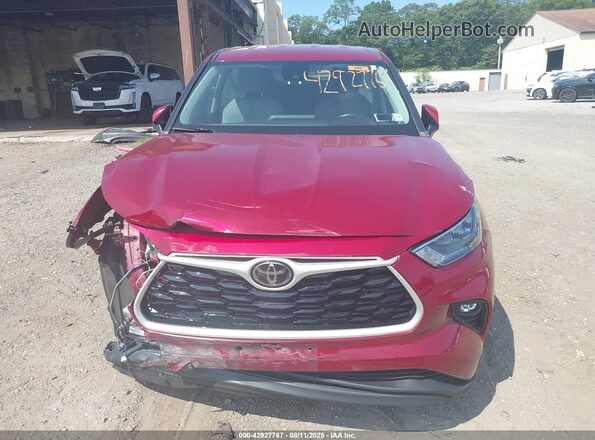 5TDBZRBH2LS048218 2020 TOYOTA LE Red Vista interior trasera