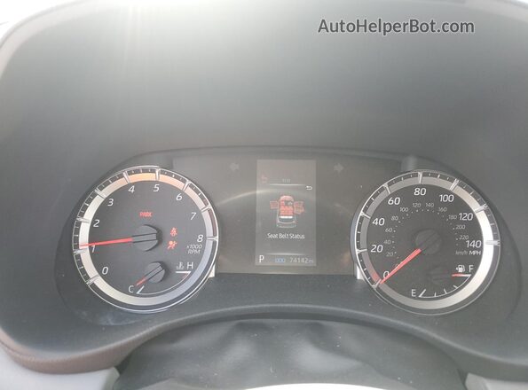 5TDBZRBH2MS130497 2021 TOYOTA HIGHLANDER Gray ხელსაწყოთა პანელის ხედი