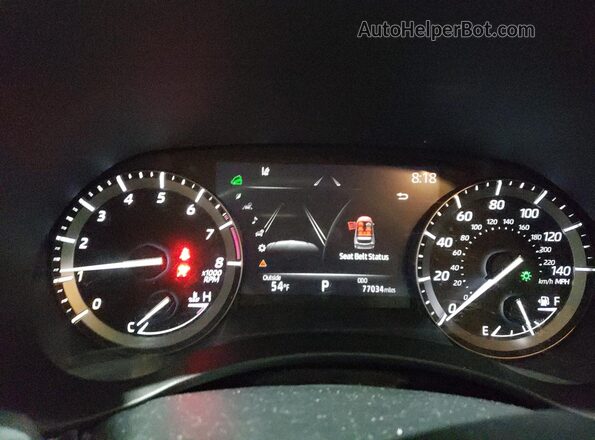 5TDDZRBH4LS010529 2020 TOYOTA LIMITED White ხელსაწყოთა პანელის ხედი