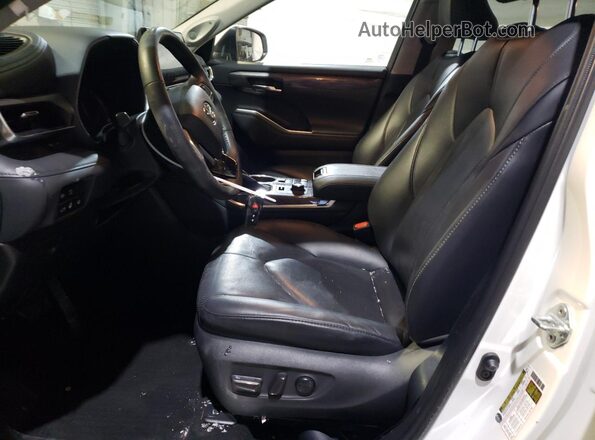 5TDDZRBH4LS010529 2020 TOYOTA LIMITED White წინა სალონის ხედი