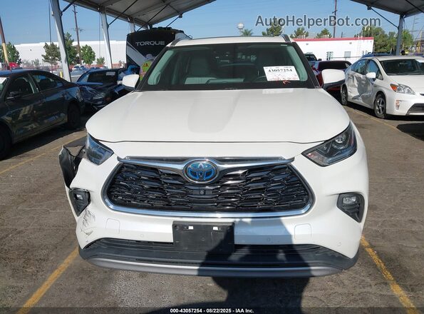 5TDEBRCH9LS001090 2020 TOYOTA HIGHLANDER HYBRID White 