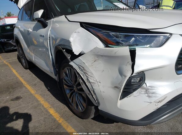 5TDEBRCH9LS001090 2020 TOYOTA HIGHLANDER HYBRID White 