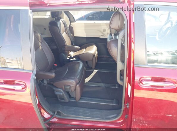 5TDERKECXMS052006 2021 TOYOTA SIENNA Red VIN կոդի պիտակի տեսք