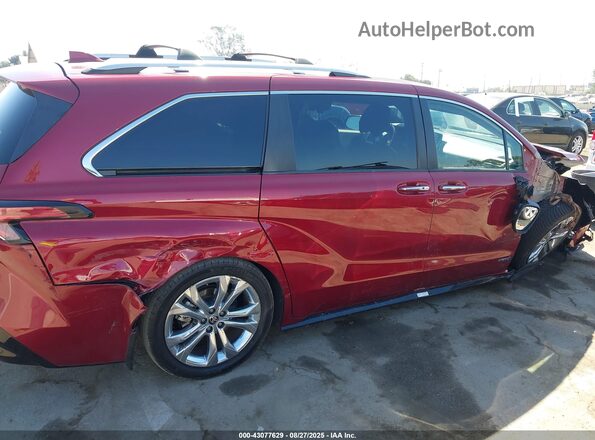 5TDERKECXMS052006 2021 TOYOTA SIENNA Red 