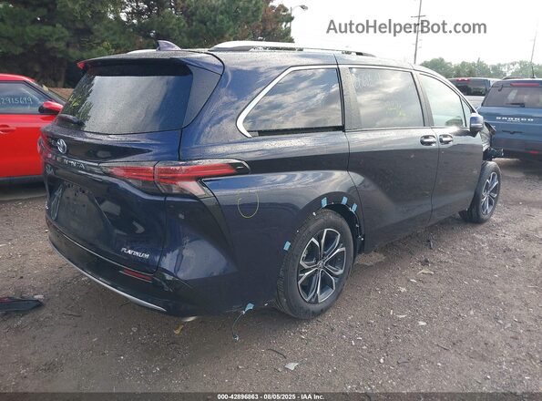 5TDESKFC0SS174373 2025 TOYOTA SIENNA Blue Հետևի աջ