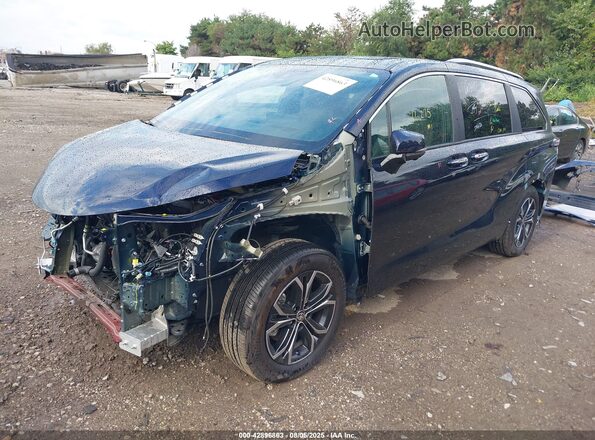 5TDESKFC0SS174373 2025 TOYOTA SIENNA Blue Առջևի ձախ երեք քառորդ տեսարան