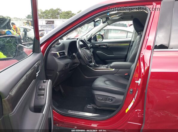 5TDFZRBH0MS062833 2021 TOYOTA HIGHLANDER Red Front interior view