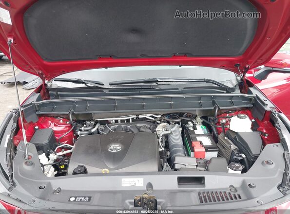 5TDFZRBH0MS062833 2021 TOYOTA HIGHLANDER Red Rear view