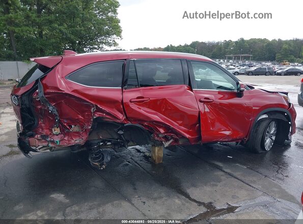 5TDFZRBH0MS062833 2021 TOYOTA HIGHLANDER Red 360 interior view