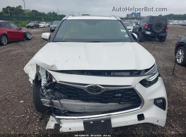 5TDFZRBH8LS019792 2020 TOYOTA HIGHLANDER White Vista del cuadro de instrumentos