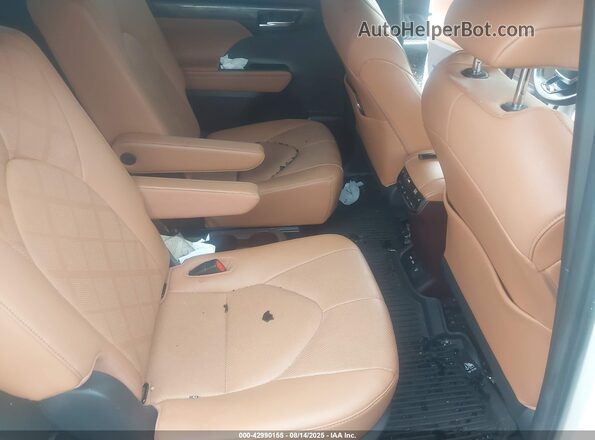 5TDFZRBH8LS019792 2020 TOYOTA HIGHLANDER White Vista de la etiqueta del VIN