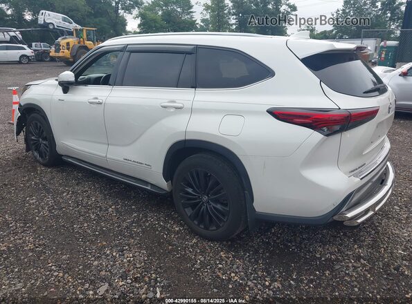 5TDFZRBH8LS019792 2020 TOYOTA HIGHLANDER White Trasero izquierdo