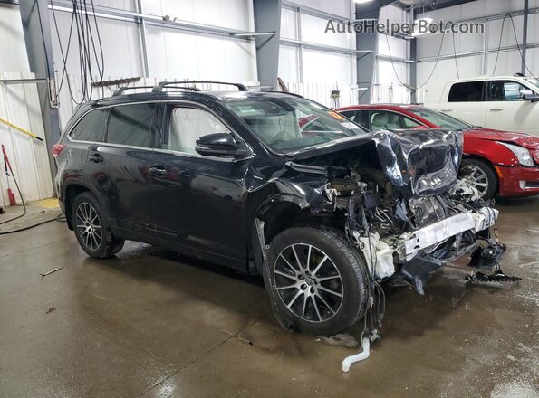 5TDJZRFH0HS368506 2017 TOYOTA HIGHLANDER Black 