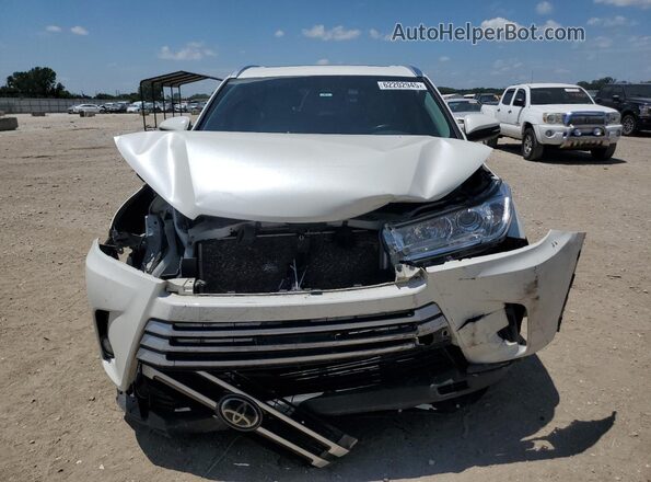 5TDJZRFH8JS542490 2018 TOYOTA HIGHLANDER White 
