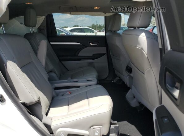 5TDJZRFH8JS542490 2018 TOYOTA HIGHLANDER White 