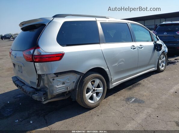 5TDKZ3DC6LS032635 2020 TOYOTA LE Silver Задня права чверть