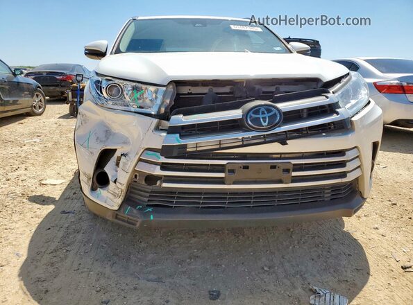 5TDKZRFH4JS540983 2018 TOYOTA HIGHLANDER Белый 