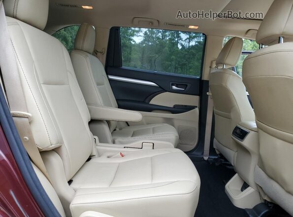 5TDKZRFH7HS231969 2017 TOYOTA HIGHLANDER Бордовый 