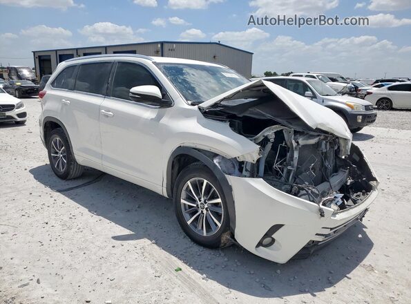 5TDKZRFH9JS529123 2018 TOYOTA HIGHLANDER White 