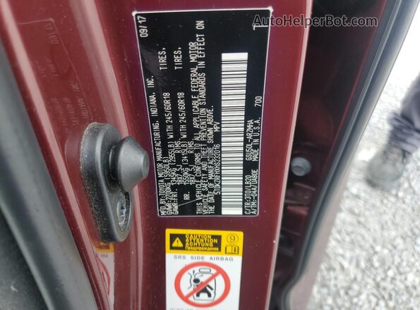 5TDKZRFHXHS232016 2017 TOYOTA HIGHLANDER Red 