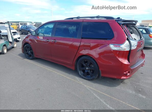 5TDXZ3DC1LS073065 2020 TOYOTA SIENNA Красный Задняя левая четверть