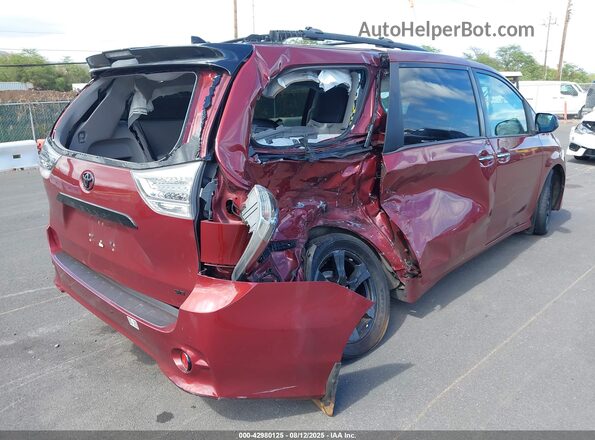 5TDXZ3DC1LS073065 2020 TOYOTA SIENNA Красный Вид спереди