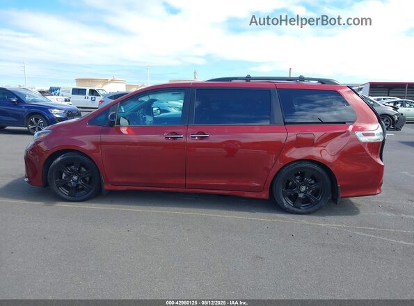 5TDXZ3DC1LS073065 2020 TOYOTA SIENNA Красный Панорамный вид салона 360°