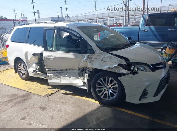 5TDYZ3DC6LS080582 2020 TOYOTA LE White Vista interior trasera