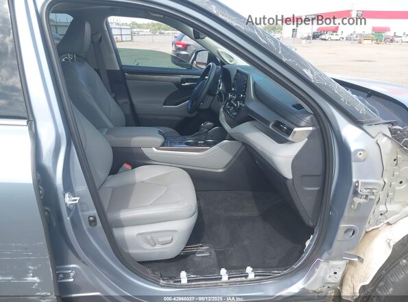 5TDYZRAH3MS085324 2021 TOYOTA LIMITED Light Blue Widok wnętrza z przodu