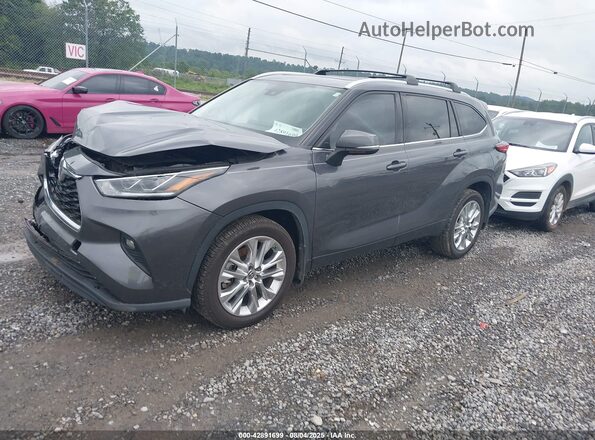 5TDYZRAH7MS053699 2021 TOYOTA LIMITED Gray 