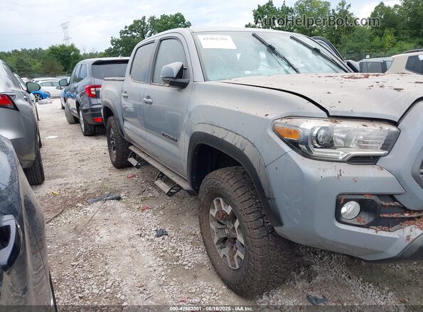 5TFCZ5AN8MX255146 2021 TOYOTA TACOMA Gray Դիմացի տեսք