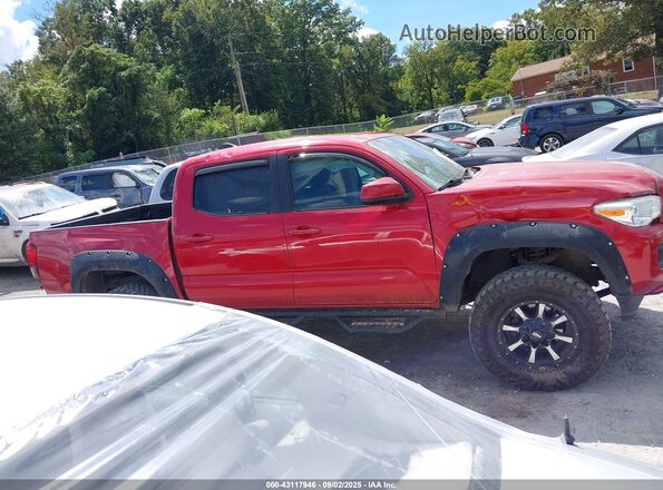5TFCZ5ANXJX152967 2018 TOYOTA TACOMA Red 