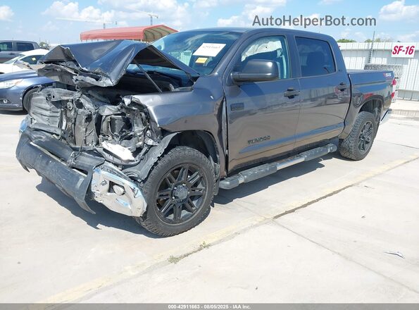 5TFEY5F10LX257120 2020 TOYOTA TUNDRA Gray წინა მარცხენა ხედი სამი მეოთხედიდან