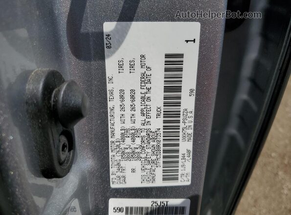 5TFMC5DB8RX073574 2024 TOYOTA TUNDRA Silver 
