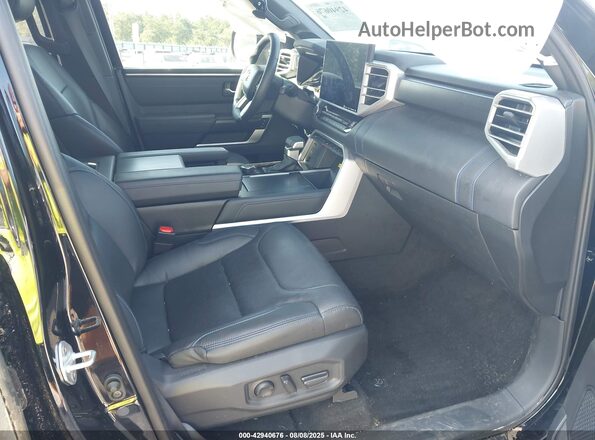 5TFNA5DB6PX067389 2023 TOYOTA TUNDRA Black Widok wnętrza z przodu