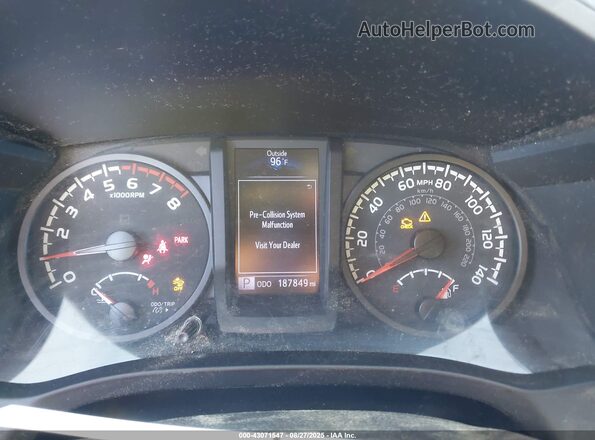 5TFRX5GN5LX172098 2020 TOYOTA TACOMA White Vista de los asientos traseros