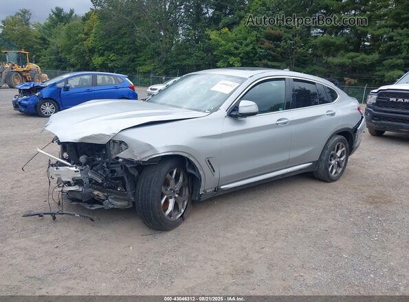 5UX2V1C03L9B30237 2020 BMW X4 Silver Front left