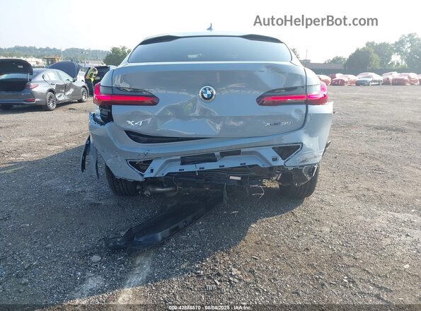 5UX33DT01R9V14499 2024 BMW X4 Gray Vista frontal