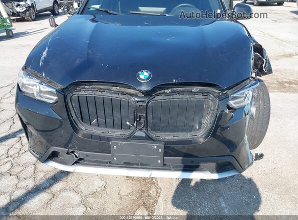 5UX33DT09R9W18478 2024 BMW X4 Black წინა ხედი
