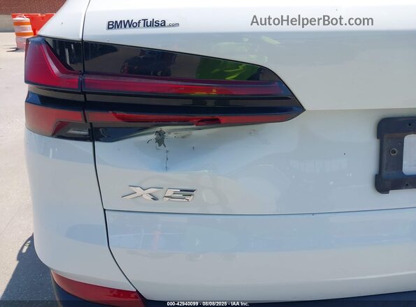 5UX43EU00R9T57721 2024 BMW X5 White 