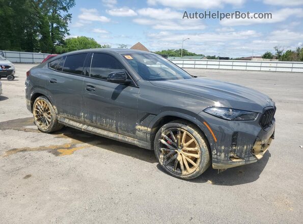 5UX43EX07R9V11935 2024 BMW X6 Black Przód prawy