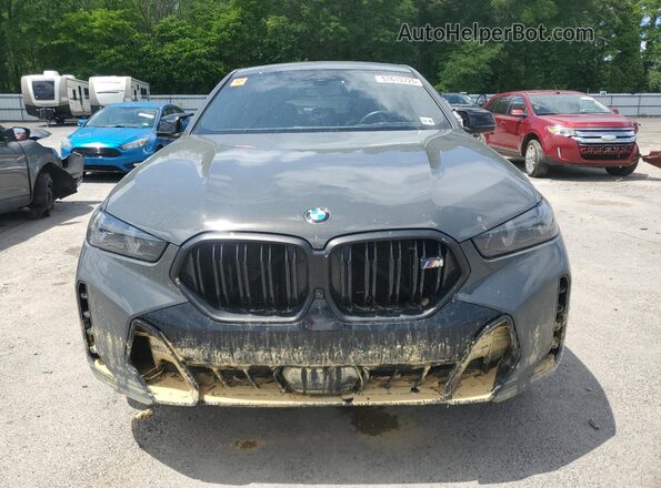 5UX43EX07R9V11935 2024 BMW X6 Black Widok z przodu