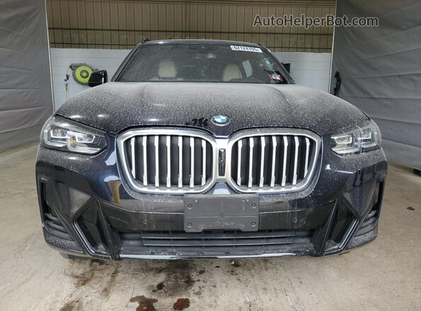 5UX53DP03R9V80572 2024 BMW X3 Black 