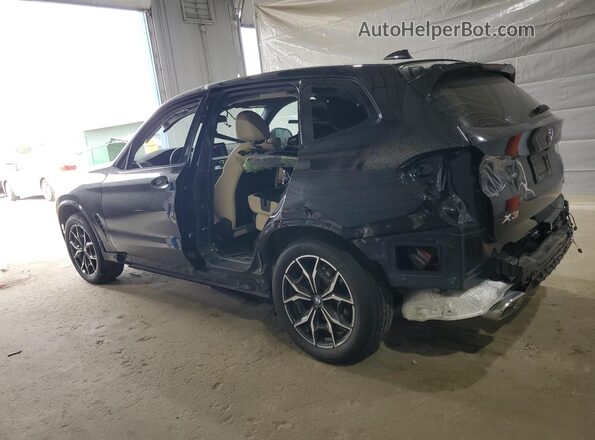 5UX53DP03R9V80572 2024 BMW X3 Black 