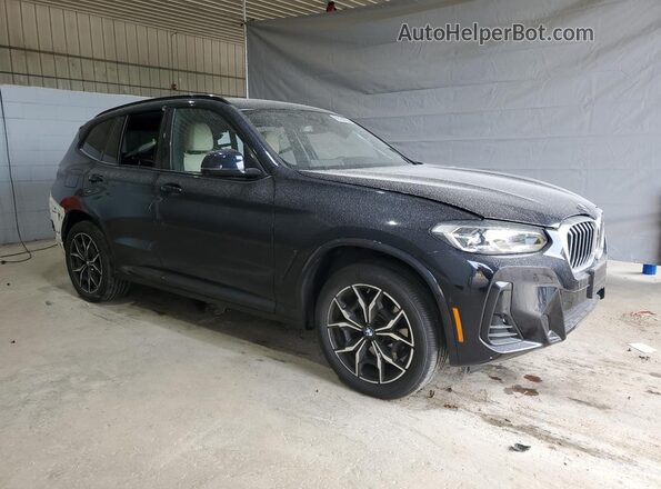 5UX53DP03R9V80572 2024 BMW X3 Black 